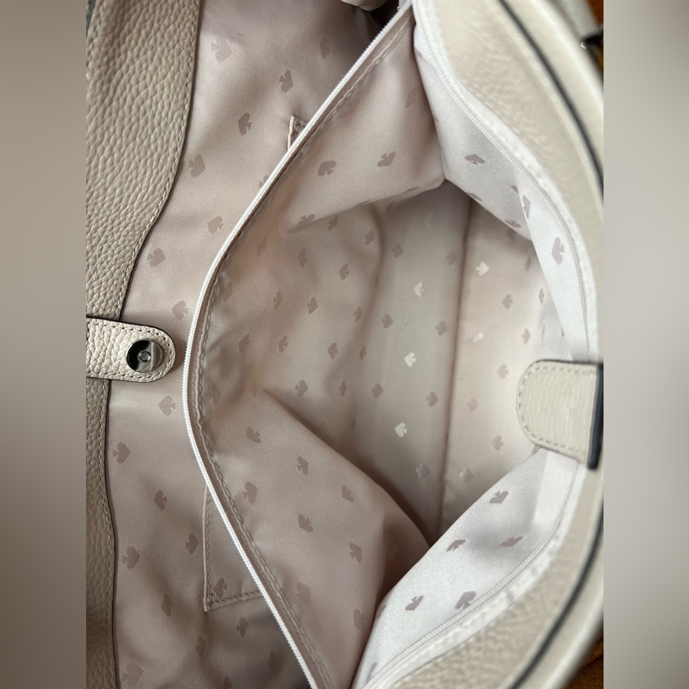 Kate Spade light pink pebbled leather large tote - Picture 11 of 13